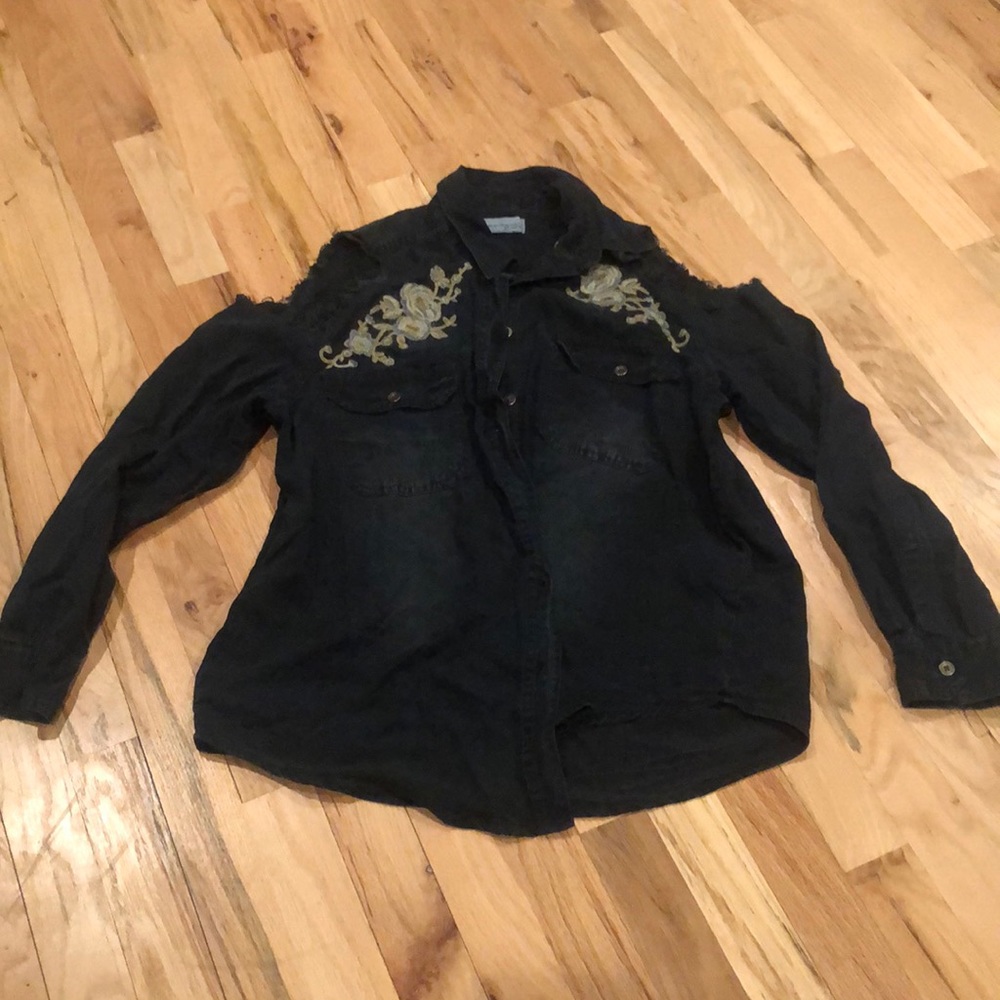 Denim Button Down - image 1